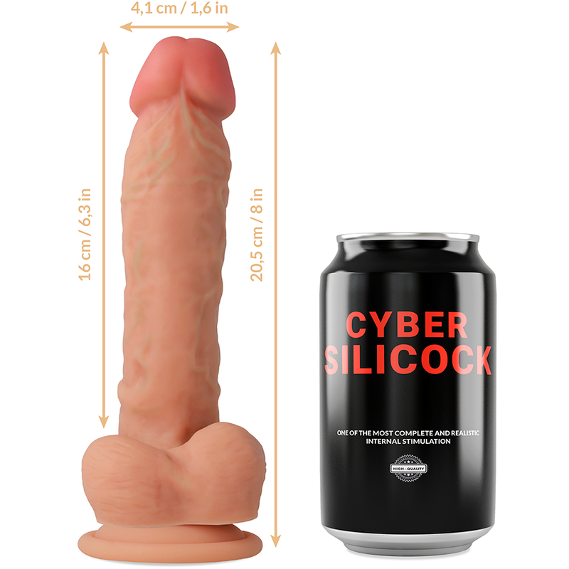 CYBER SILICOCK - MAGNUS IMBRACATURA IN SILICONE LIQUIDO 20,5 CM -O- 4,1 CM