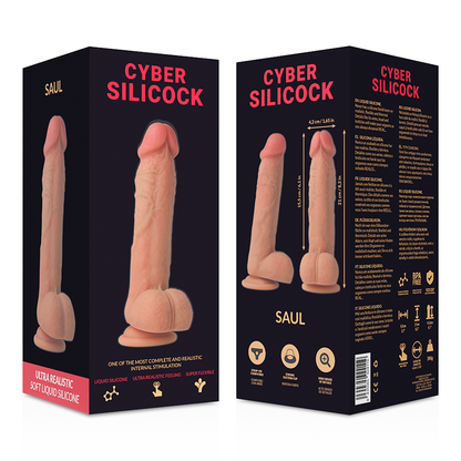CYBER SILICOCK - IMBRACATURA IN SILICONE LIQUIDO SAUL 15,5 CM -O- 4,2 CM