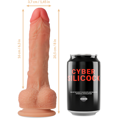 CYBER SILICOCK - IMBRACATURA IN SILICONE LIQUIDO CONNOR 20,5 CM -O- 3,7 CM