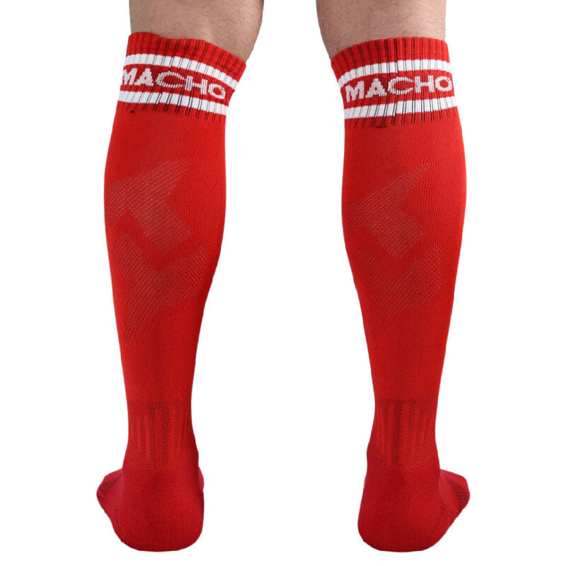MACHO - CALCETINES LARGOS TALLA ÚNICA AZUL