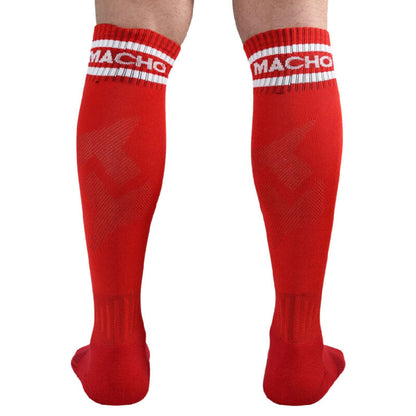 MACHO - CALCETINES LARGOS TALLA ÚNICA AZUL