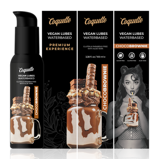 COQUETTE CHIC DESIRE - LUBRIFICANTE VEGANO AL CIOCCOLATO E BROWNIE PREMIUM EXPERIENCE 100ML