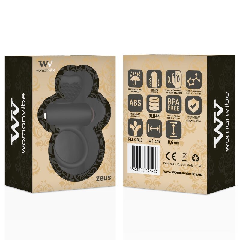WOMANVIBE - ANELLO VIBRANTE IN SILICONE ZEUS