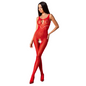 PASSION - WOMAN BS078 BODYSTOCKING TALLA ÚNICA BLANCO