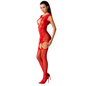 PASSION - WOMAN BS082 BODYSTOCKING BLANCO TALLA ÚNICA