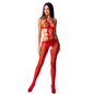 PASSION - WOMAN BS084 BODYSTOCKING BLANCO TALLA ÚNICA