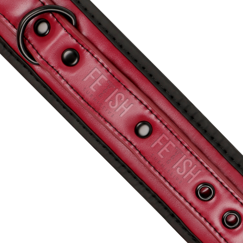 FETISH SUBMISSIVE DARK ROOM - MANETTE ALLA CAVIGLIA IN PELLE VEGANA CON FODERA IN NEOPRENE