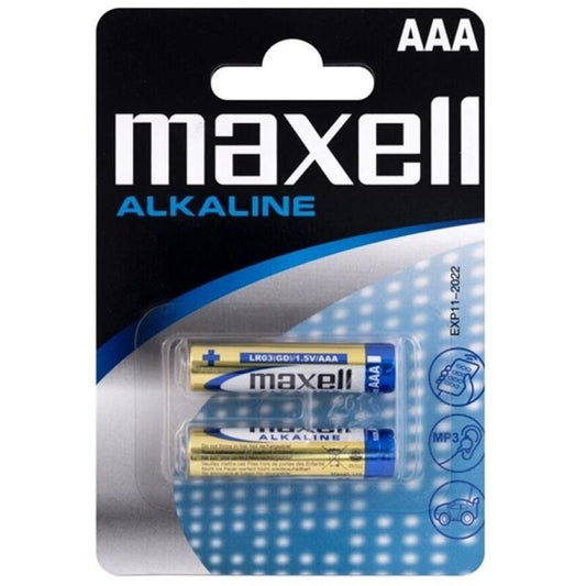 MAXELL - BATTERIA ALCALINE AAA LR03 BLISTER*2