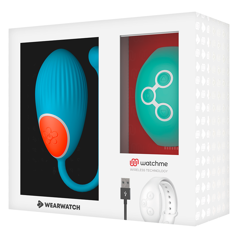 WEARWATCH - WATCHME TECHNOLOGY TELECOMANDO BLU UOVO / ACQUAMARINA