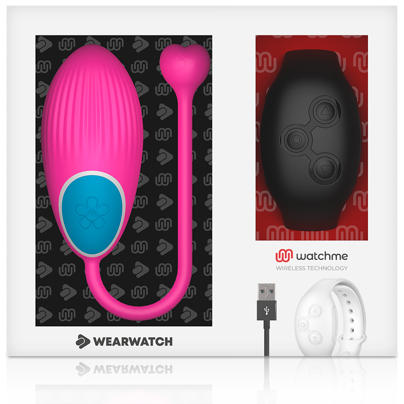 WEARWATCH - WATCHME TECHNOLOGY TELECOMANDO UOVO FUCSIA / JET