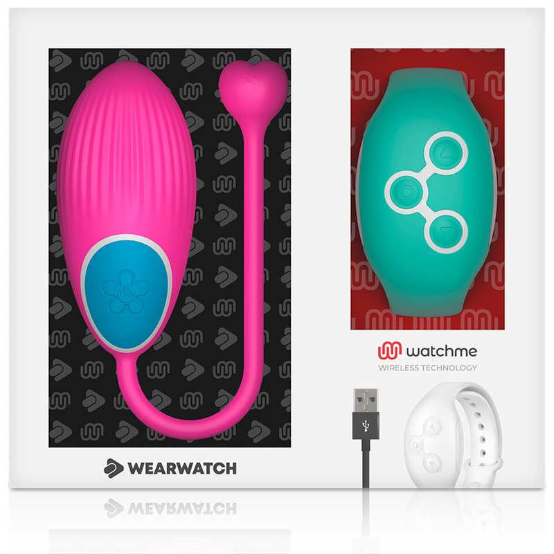 WEARWATCH - WATCHME TECHNOLOGY UOVO TELECOMANDO FUCSIA / ACQUAMARINA