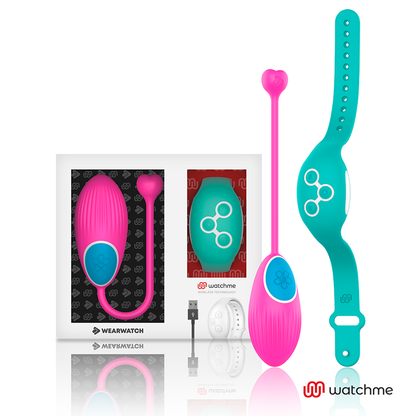 WEARWATCH - WATCHME TECHNOLOGY UOVO TELECOMANDO FUCSIA / ACQUAMARINA