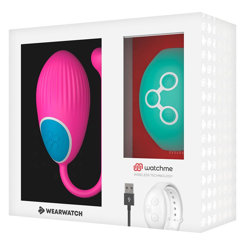 WEARWATCH - WATCHME TECHNOLOGY UOVO TELECOMANDO FUCSIA / ACQUAMARINA