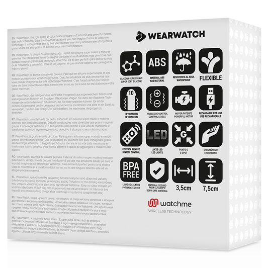 WEARWATCH - WATCHME TECHNOLOGY UOVO TELECOMANDO FUCSIA / ACQUAMARINA
