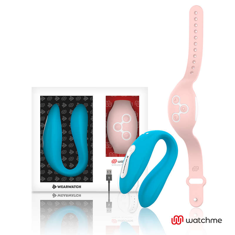 WEARWATCH - VIBRATORE WATCHME A DOPPIA TECNOLOGIA INDACO / ROSA