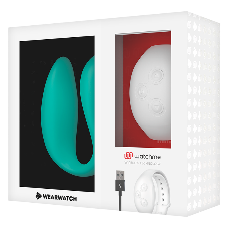 WEARWATCH - WATCHME VIBRATORE ACQUAMARINA / NEVE A DOPPIA TECNOLOGIA