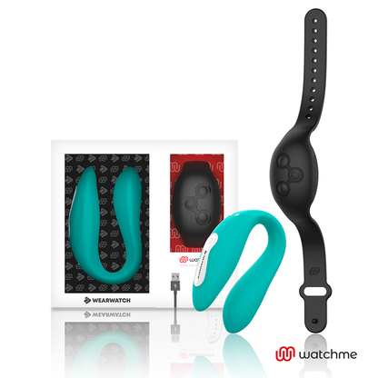 WEARWATCH - VIBRATORE WATCHME A DOPPIA TECNOLOGIA ACQUAMARINA / JET