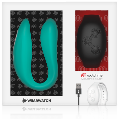 WEARWATCH - VIBRATORE WATCHME A DOPPIA TECNOLOGIA ACQUAMARINA / JET