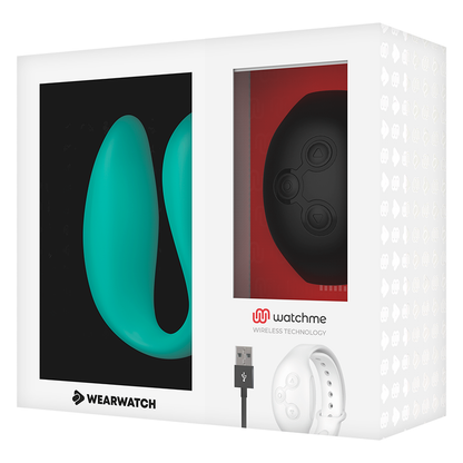 WEARWATCH - VIBRATORE WATCHME A DOPPIA TECNOLOGIA ACQUAMARINA / JET