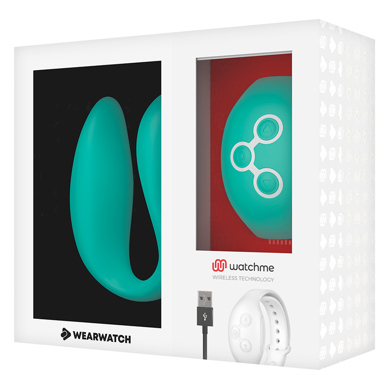 WEARWATCH - VIBRATORE A DOPPIA TECNOLOGIA WATCHME VERDE CHIARO