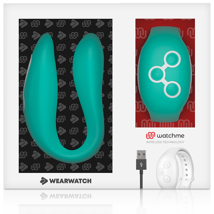 WEARWATCH - VIBRATORE A DOPPIA TECNOLOGIA WATCHME VERDE CHIARO