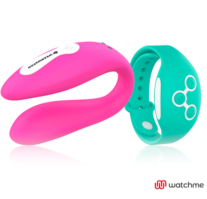 WEARWATCH - VIBRATORE WATCHME DUAL TECHNOLOGY FUCSIA / ACQUA DI MARE