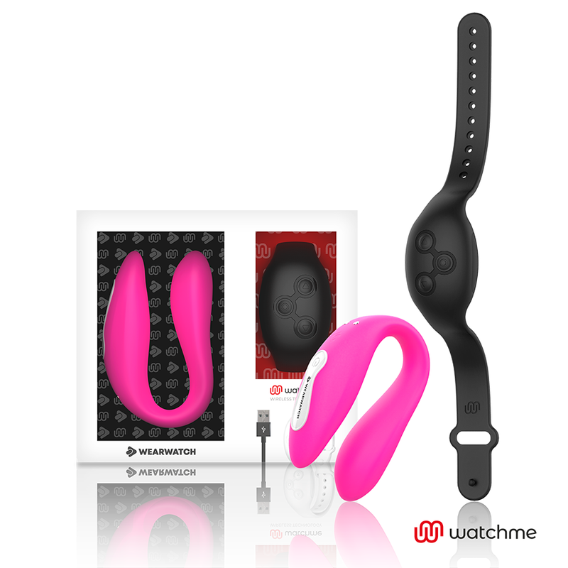 WEARWATCH - VIBRATORE WATCHME A DOPPIA TECNOLOGIA FUCSIA/AZABACH