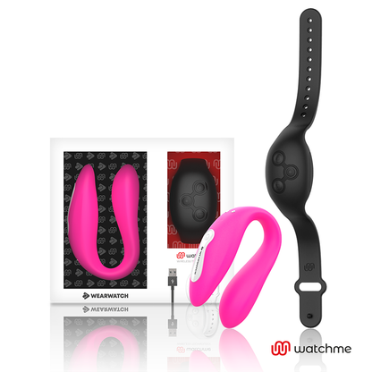 WEARWATCH - VIBRATORE WATCHME A DOPPIA TECNOLOGIA FUCSIA/AZABACH