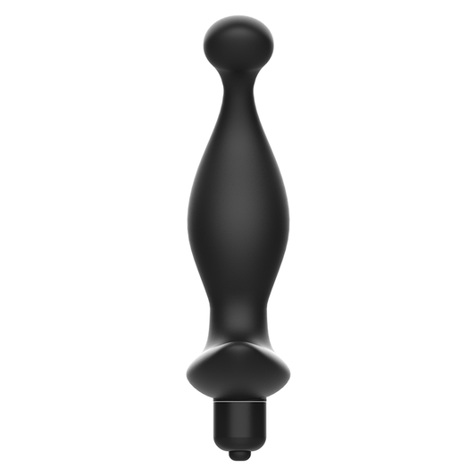 ADDICTED TOYS - MASSAGGIATORE ANALE VIBRANTE NERO MODELLO 1