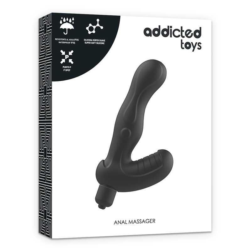 ADDICTED TOYS - VIBRATORE P-SPOT IN SILICONE PER STIMOLATORE ANALE E PROSTATICO