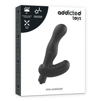 ADDICTED TOYS - VIBRATORE P-SPOT IN SILICONE PER STIMOLATORE ANALE E PROSTATICO